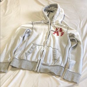 Abercrombie and Fitch grey hoodie
